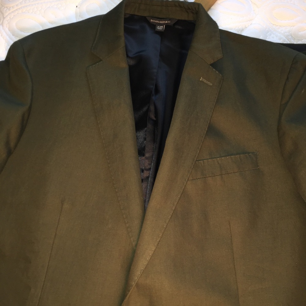Banana Republic Olive Suit